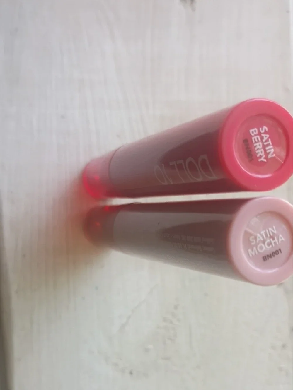 DOLL 10 Lip Duo — Bright Pink & Soft Pink Hydrating Sheer Tint